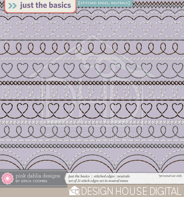 JTB - Stitched Edges, Neutrals